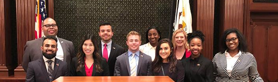 Students and Alumni at State Capital